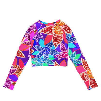 Arnjil Mindi Flower Crop Top Rashguard-Sherika Duckhole-PaletTheory