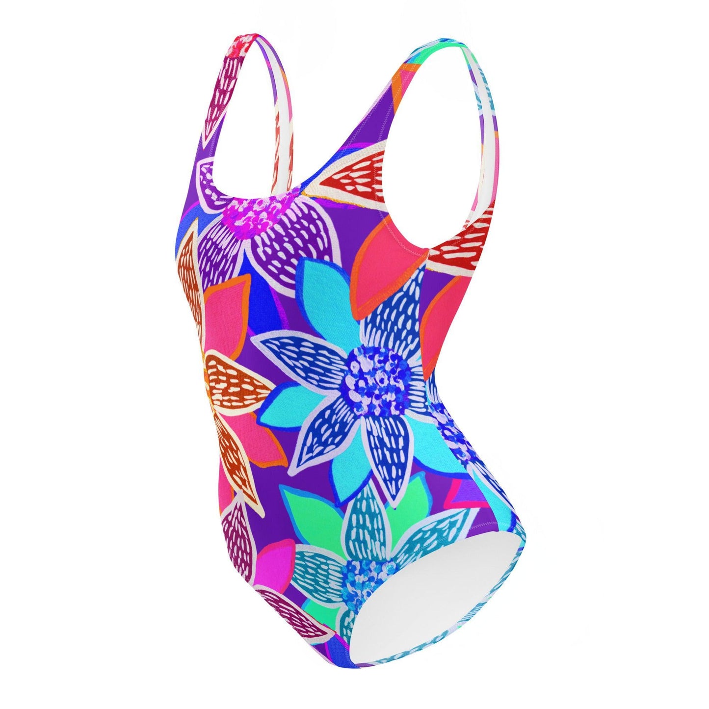Arnjil Mindi Flower One-Piece Swimsuit-Sherika Duckhole-PaletTheory