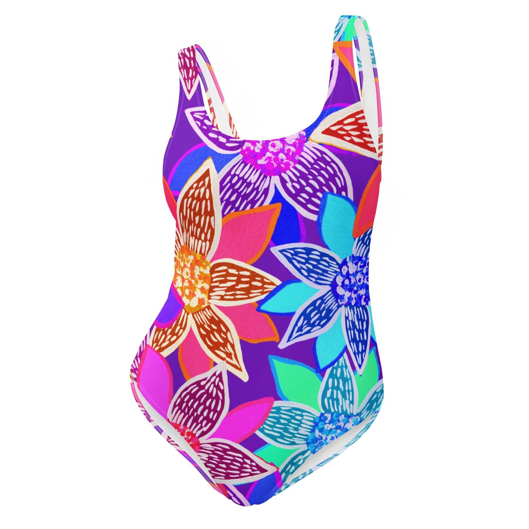 Arnjil Mindi Flower One-Piece Swimsuit-Sherika Duckhole-PaletTheory