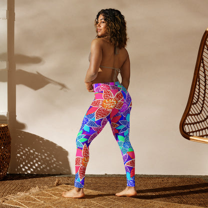 Arnjil Mindi Flower Yoga Leggings-Sherika Duckhole-PaletTheory