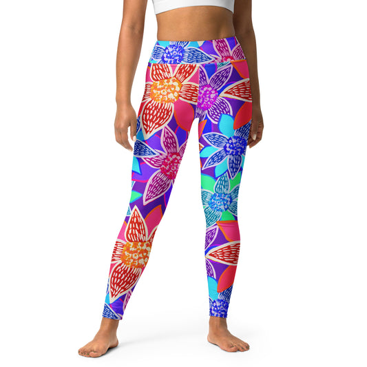 Arnjil Mindi Flower Yoga Leggings-Sherika Duckhole-PaletTheory