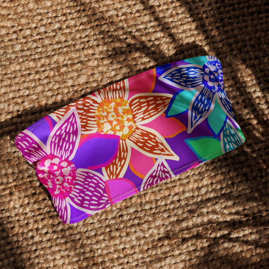 Arnjil Mindi Flower bandeau bikini top-Sherika Duckhole-PaletTheory