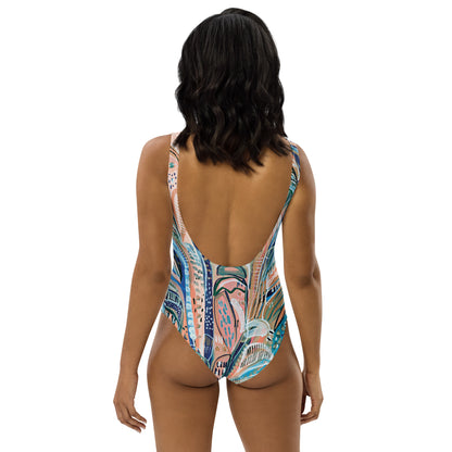 Beach Oasis One-Piece Swimsuit-Carley Bourne-PaletTheory