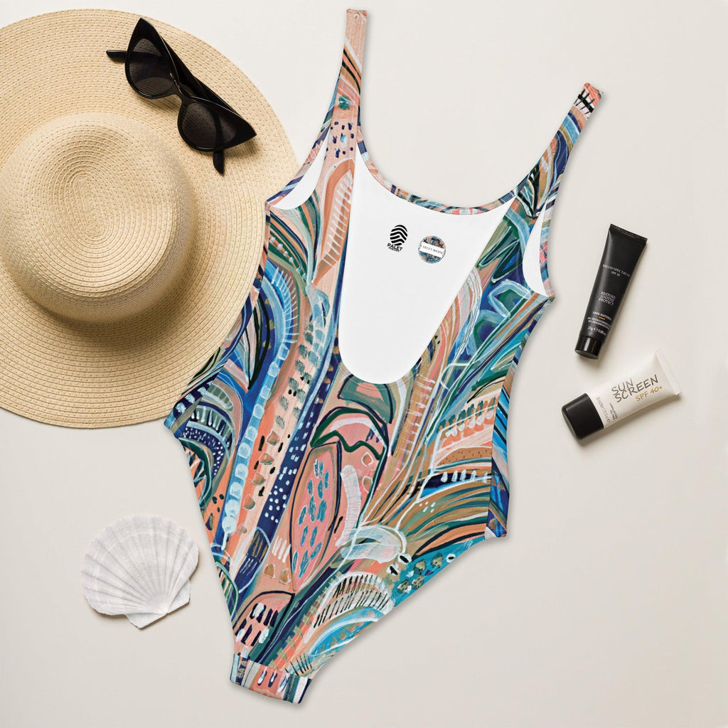 Beach Oasis One-Piece Swimsuit-Carley Bourne-PaletTheory