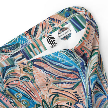 Beach Oasis high-waisted bikini Bottoms-Carley Bourne-PaletTheory