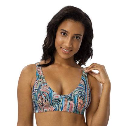 Beach Oasis padded Swimwear top-Carley Bourne-PaletTheory