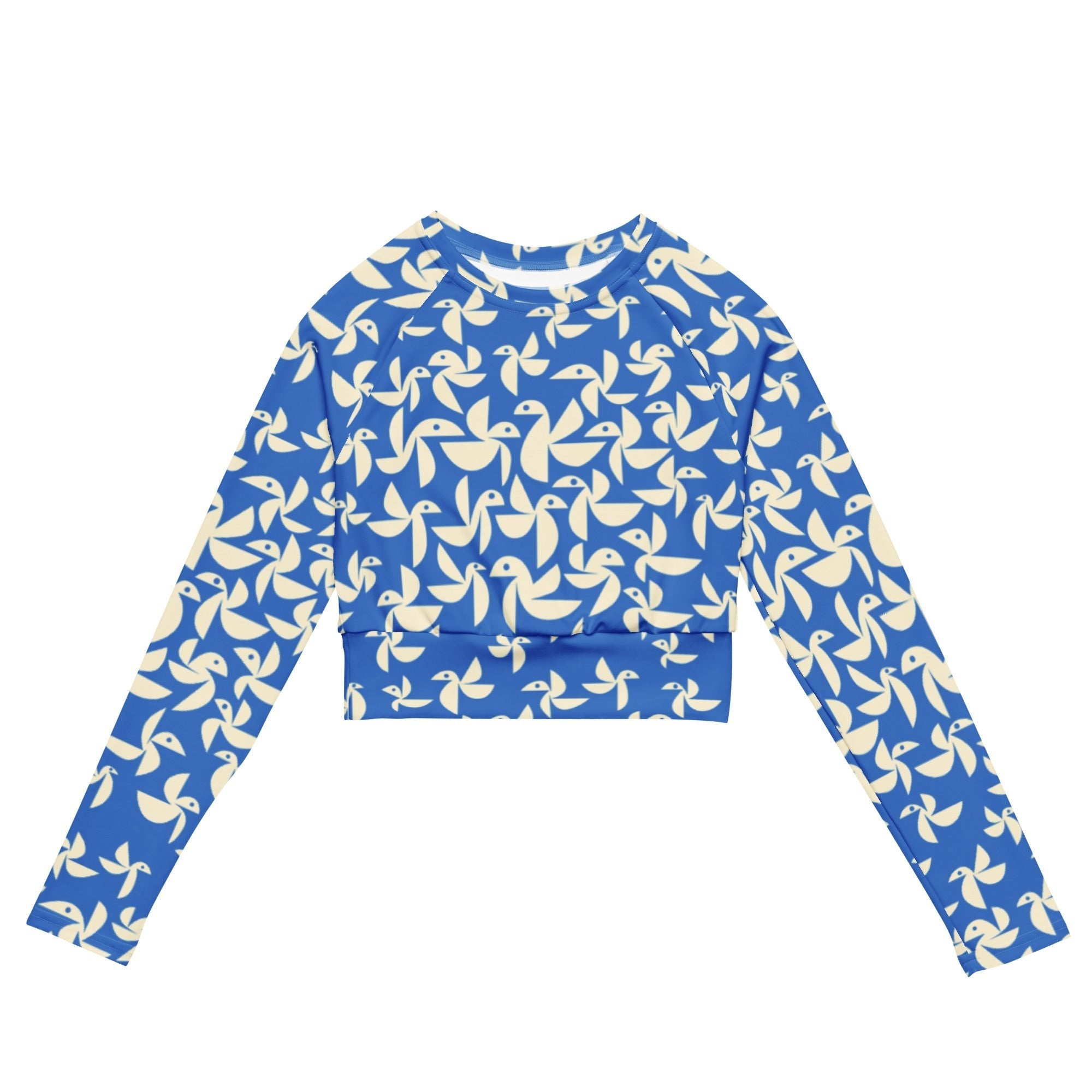 Birds Crop Top Rashie - SALE-Thomas Heinz-PaletTheory