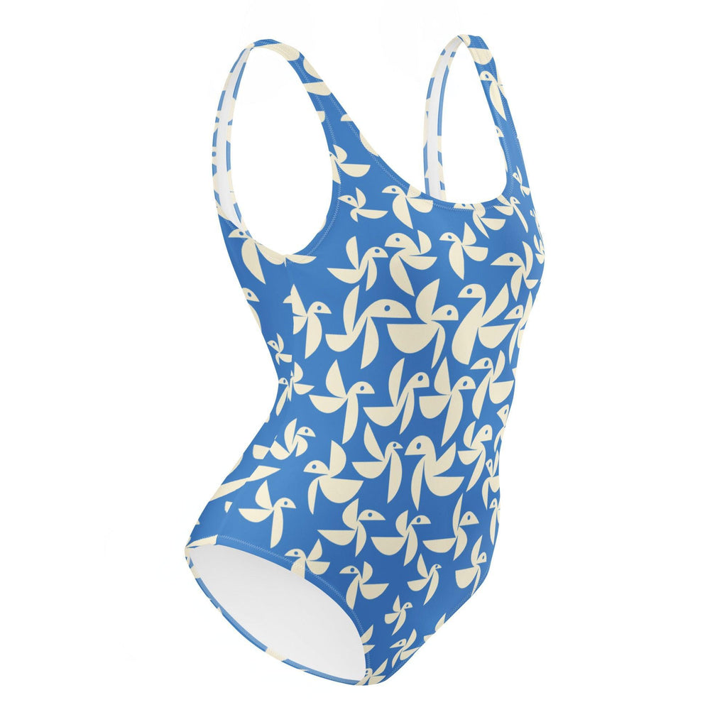 Birds One-Piece Swimsuit-Thomas Heinz-PaletTheory