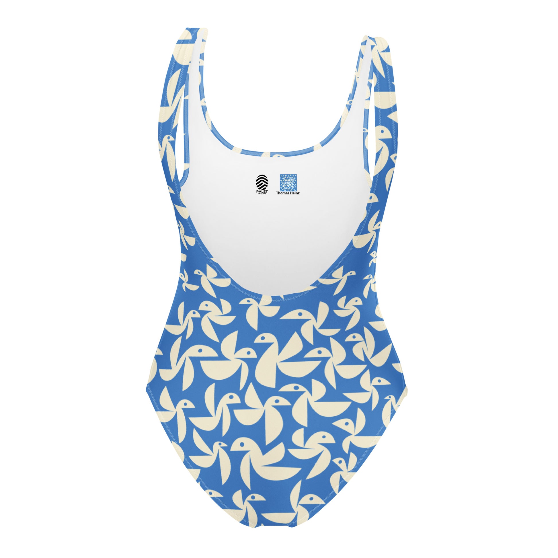 Birds One-Piece Swimsuit-Thomas Heinz-PaletTheory