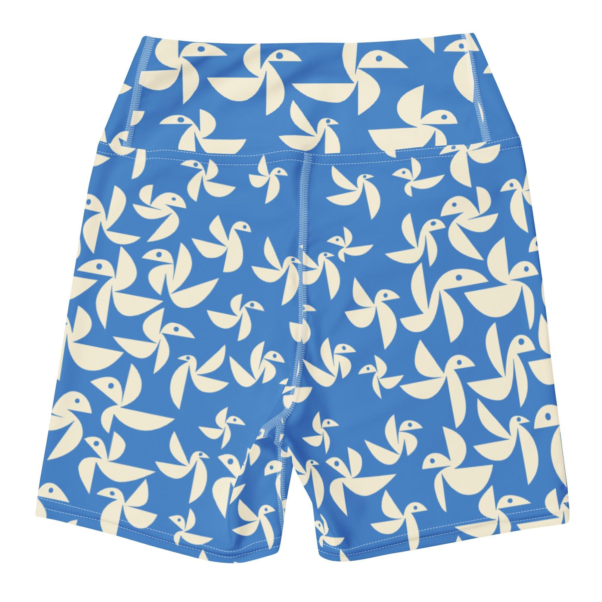 Birds Swim and Yoga Shorts-Thomas Heinz-PaletTheory