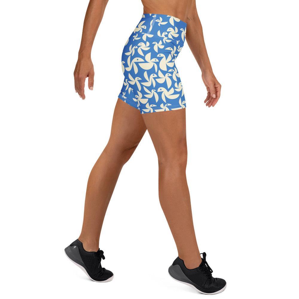 Birds Swim and Yoga Shorts-Thomas Heinz-PaletTheory