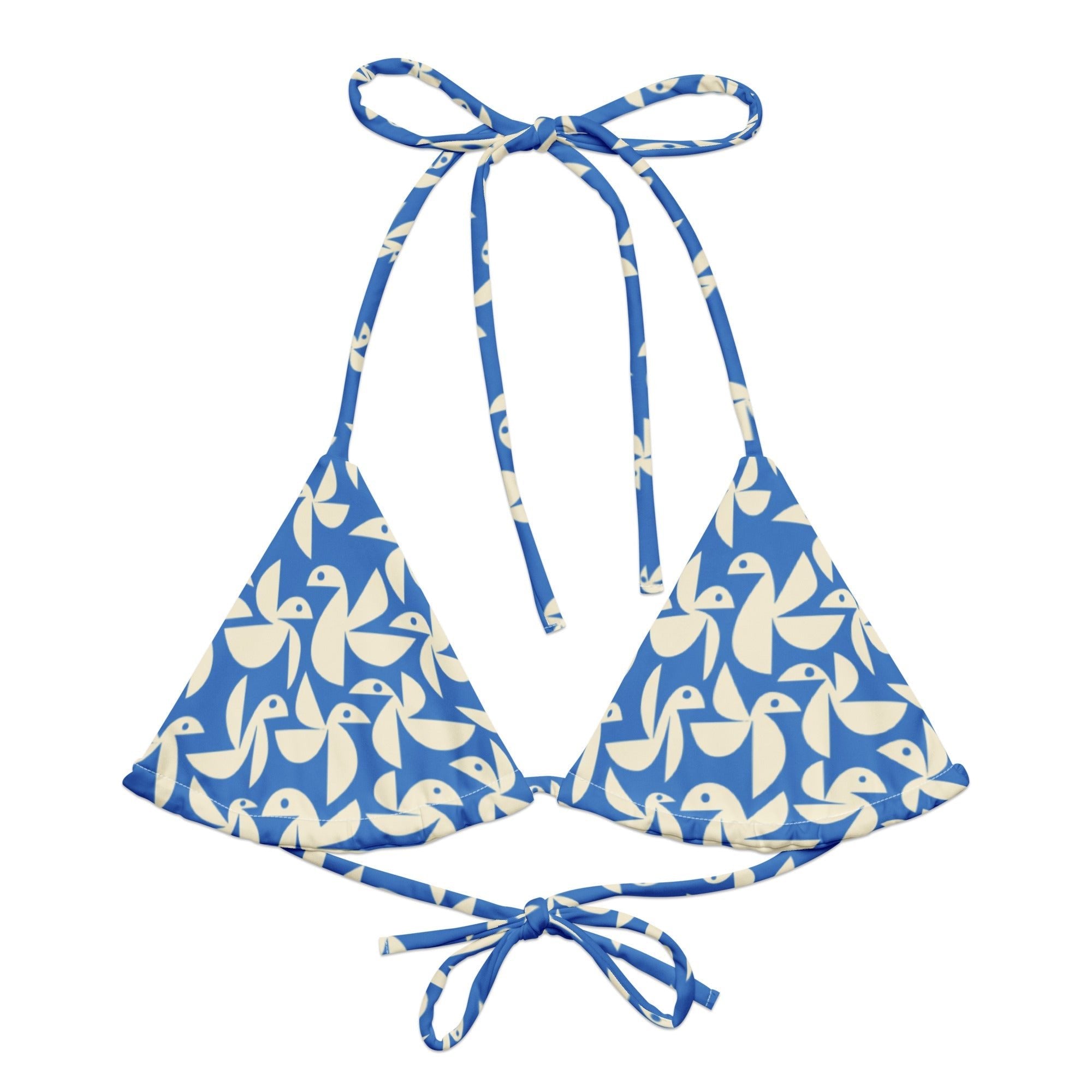 Birds Triangle Bikini Top - SALE-Thomas Heinz-PaletTheory
