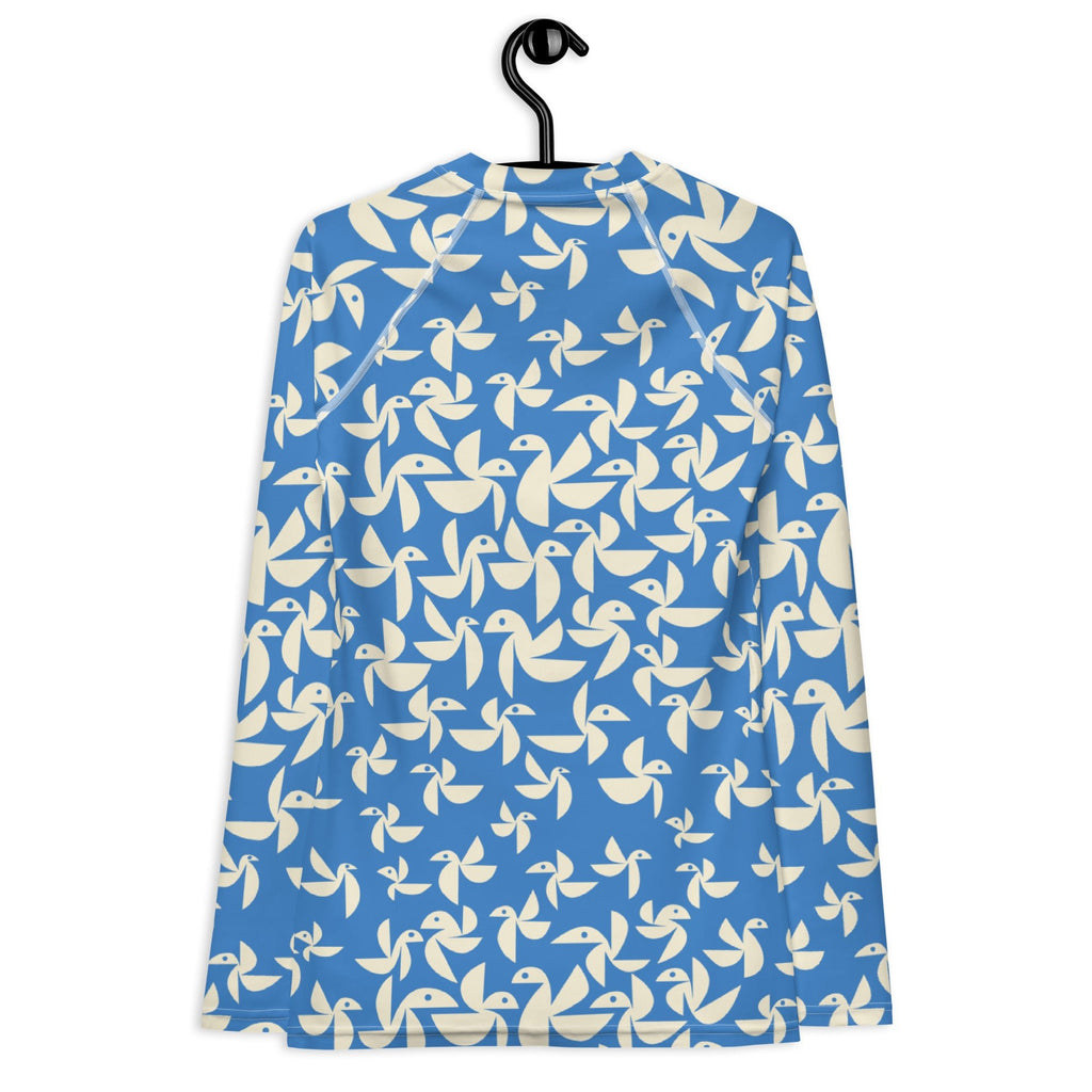Birds Women's Rash Guard-Thomas Heinz-PaletTheory