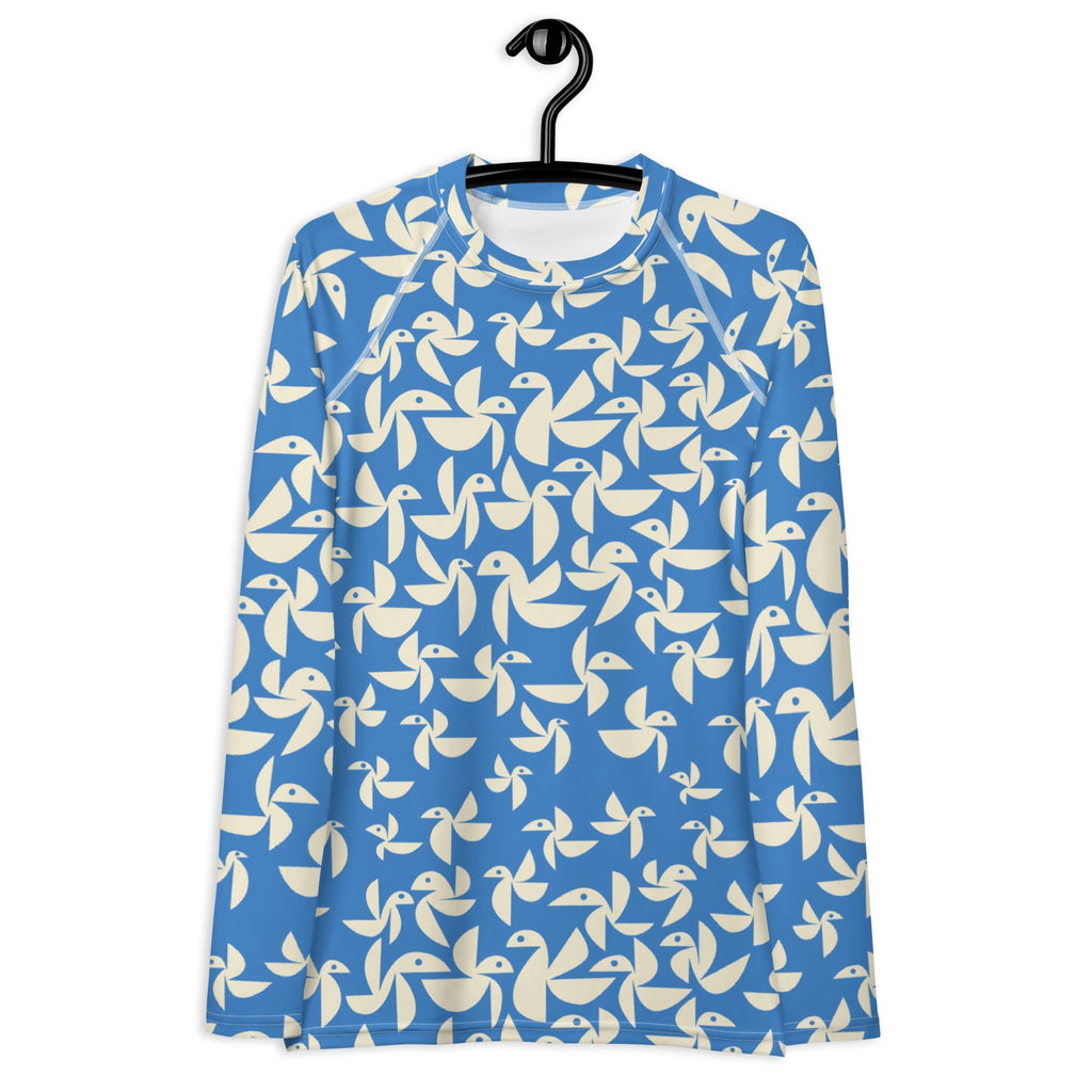 Birds Women's Rash Guard-Thomas Heinz-PaletTheory