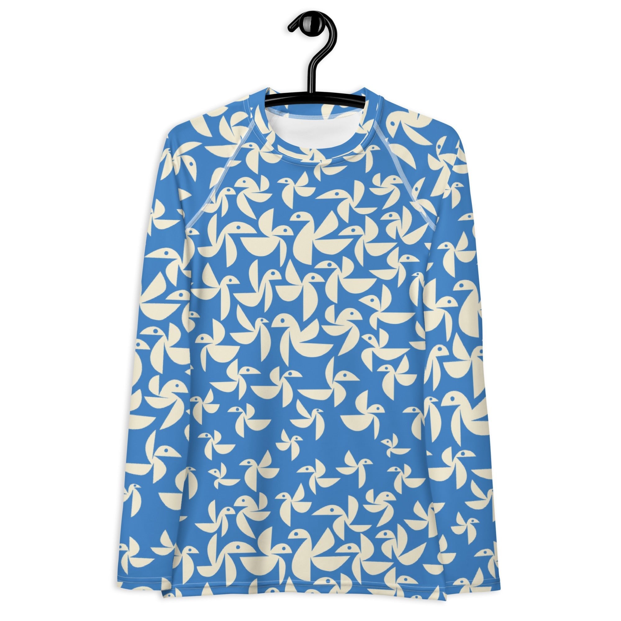 Birds Women's Rash Guard-Thomas Heinz-PaletTheory