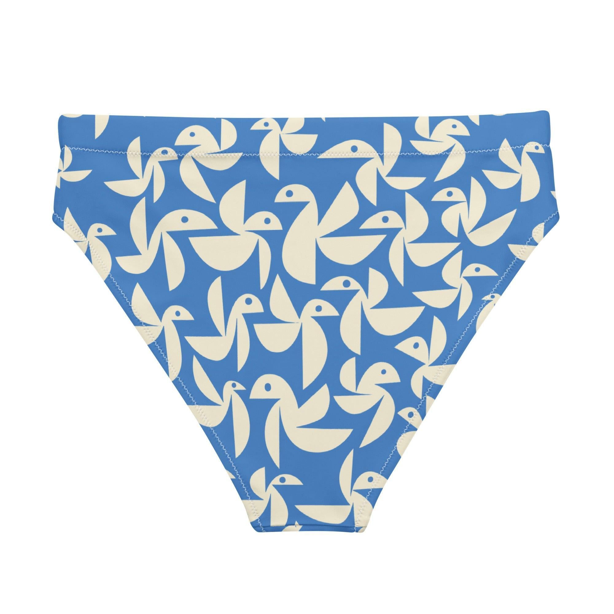 Birds high-waisted bikini bottom-Thomas Heinz-PaletTheory