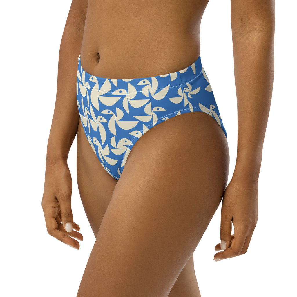 Birds high-waisted bikini bottom-Thomas Heinz-PaletTheory
