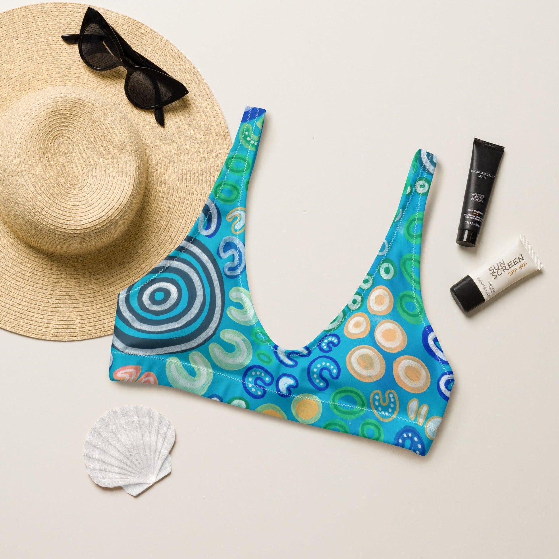 Bunurong Country - Bralette Top-Merindah-Gunya-PaletTheory