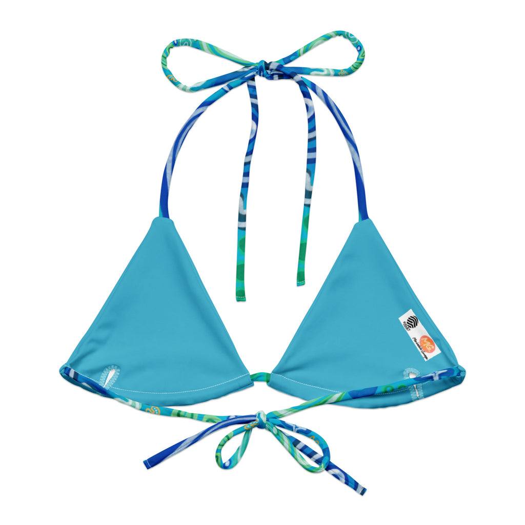 Bunurong Country - Convertible Triangle bikini top-Merindah-Gunya-PaletTheory