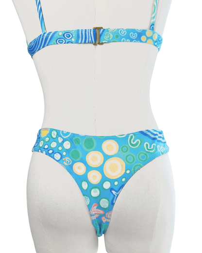 Bunurong country Thong Bikini Bottoms-Bayley Mifsud-PaletTheory