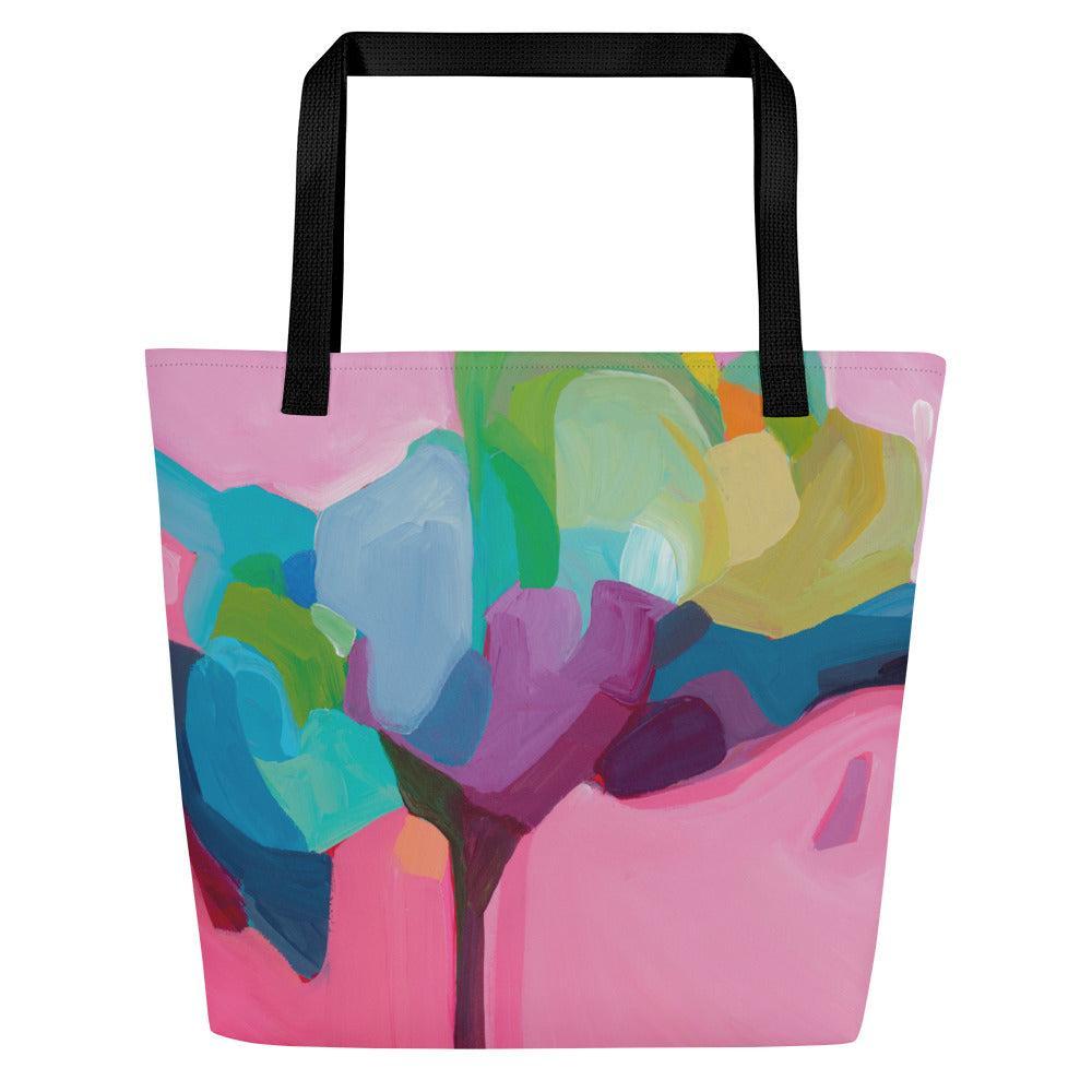 Candy Pink Large Tote Bag-Susannah Bleasby-PaletTheory