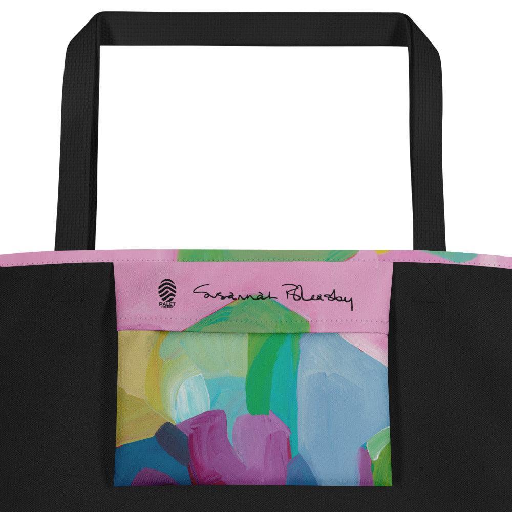 Candy Pink Large Tote Bag-Susannah Bleasby-PaletTheory
