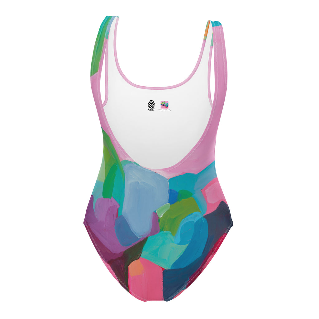 Candy Pink One-Piece Swimsuit-Susannah Bleasby-PaletTheory
