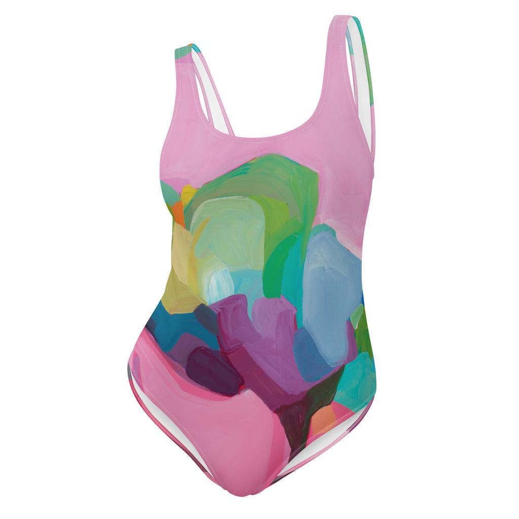 Candy Pink One-Piece Swimsuit-Susannah Bleasby-PaletTheory
