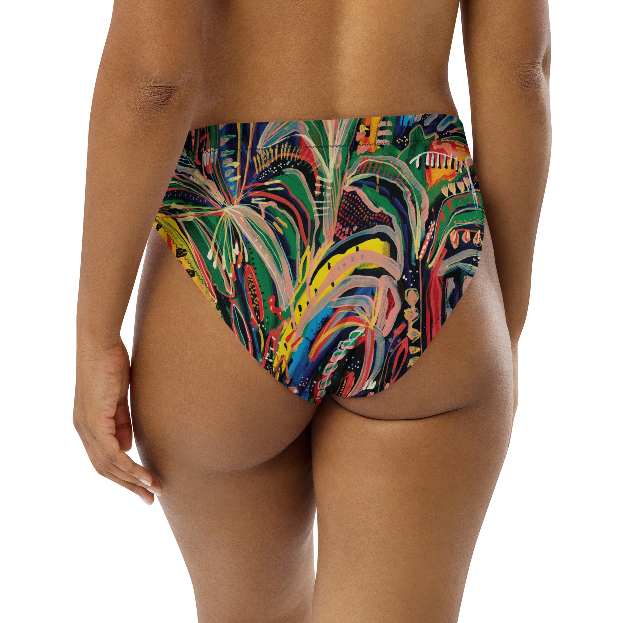 Club Tropicana high-waisted bikini Bottoms-Carley Bourne-PaletTheory