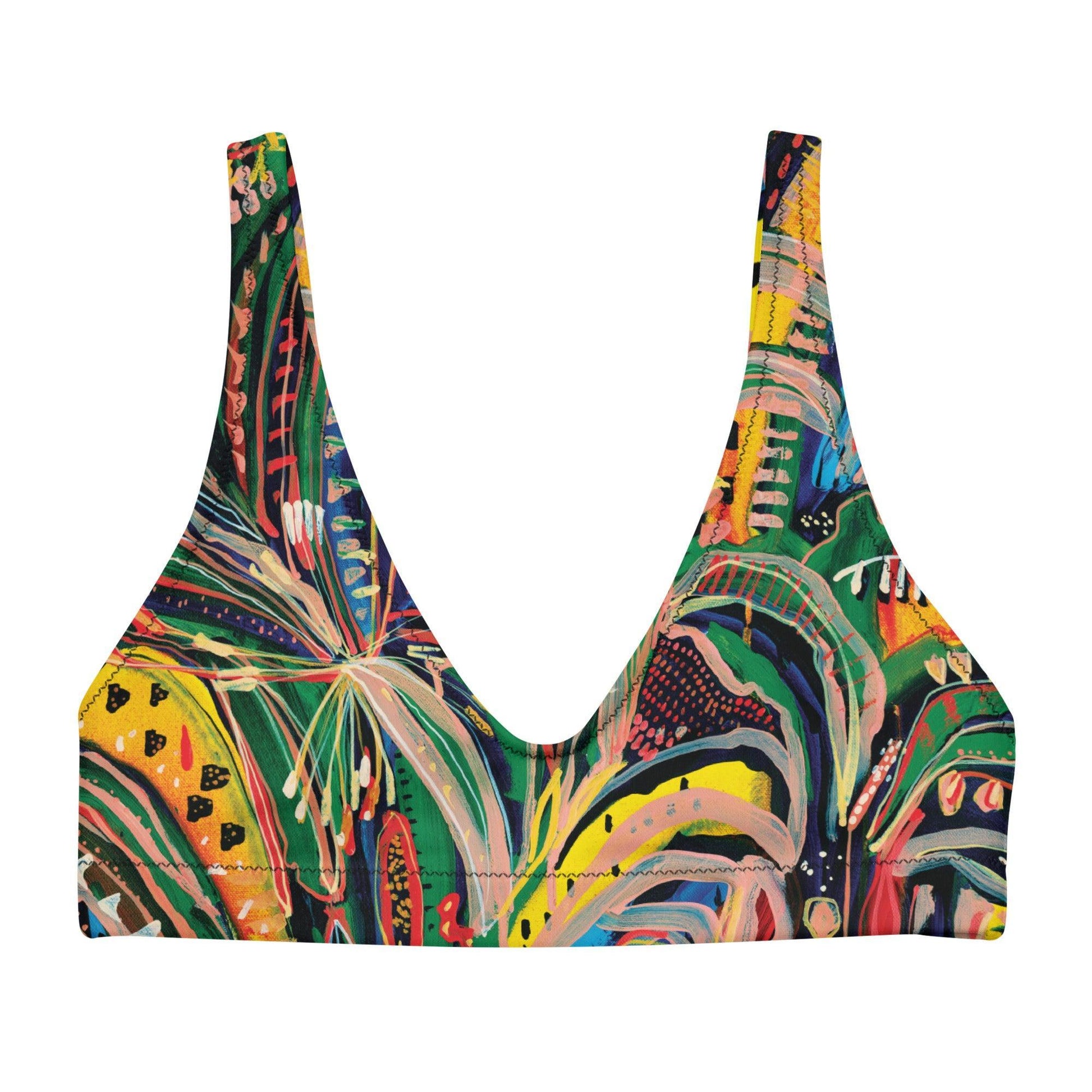 Club Tropicana padded swimwear top-Carley Bourne-PaletTheory