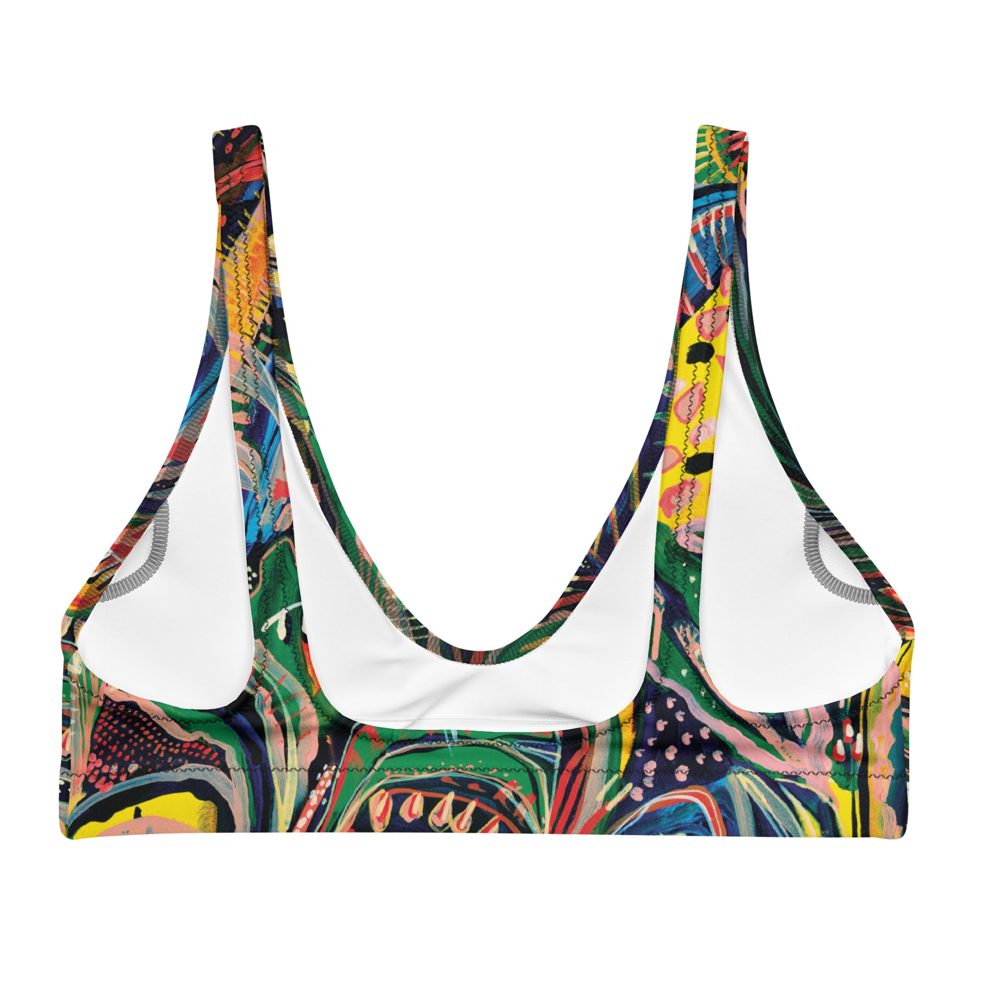 Club Tropicana padded swimwear top-Carley Bourne-PaletTheory