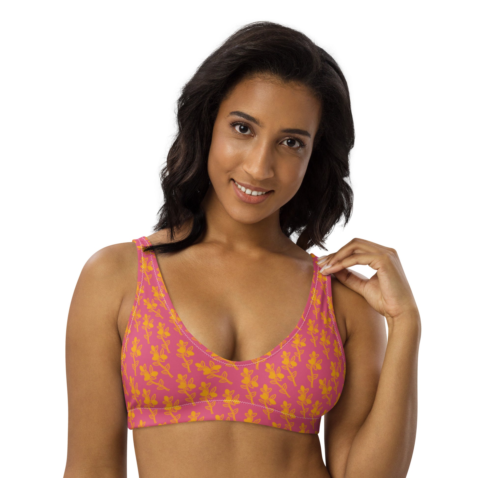 Conkerberry in Pink Bralette Top-Philinka Dolby-PaletTheory