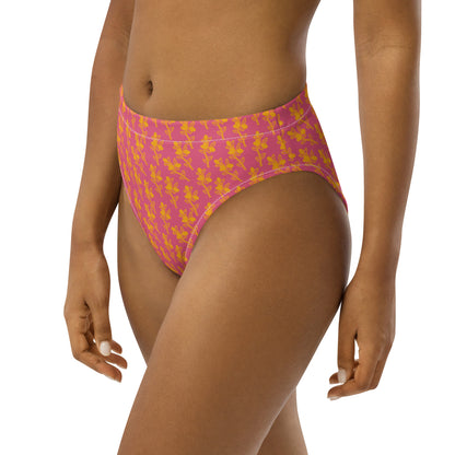 Conkerberry in Pink High-waisted Bikini Bottoms-Philinka Dolby-PaletTheory