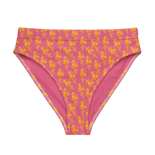Conkerberry in Pink High-waisted Bikini Bottoms-Philinka Dolby-PaletTheory