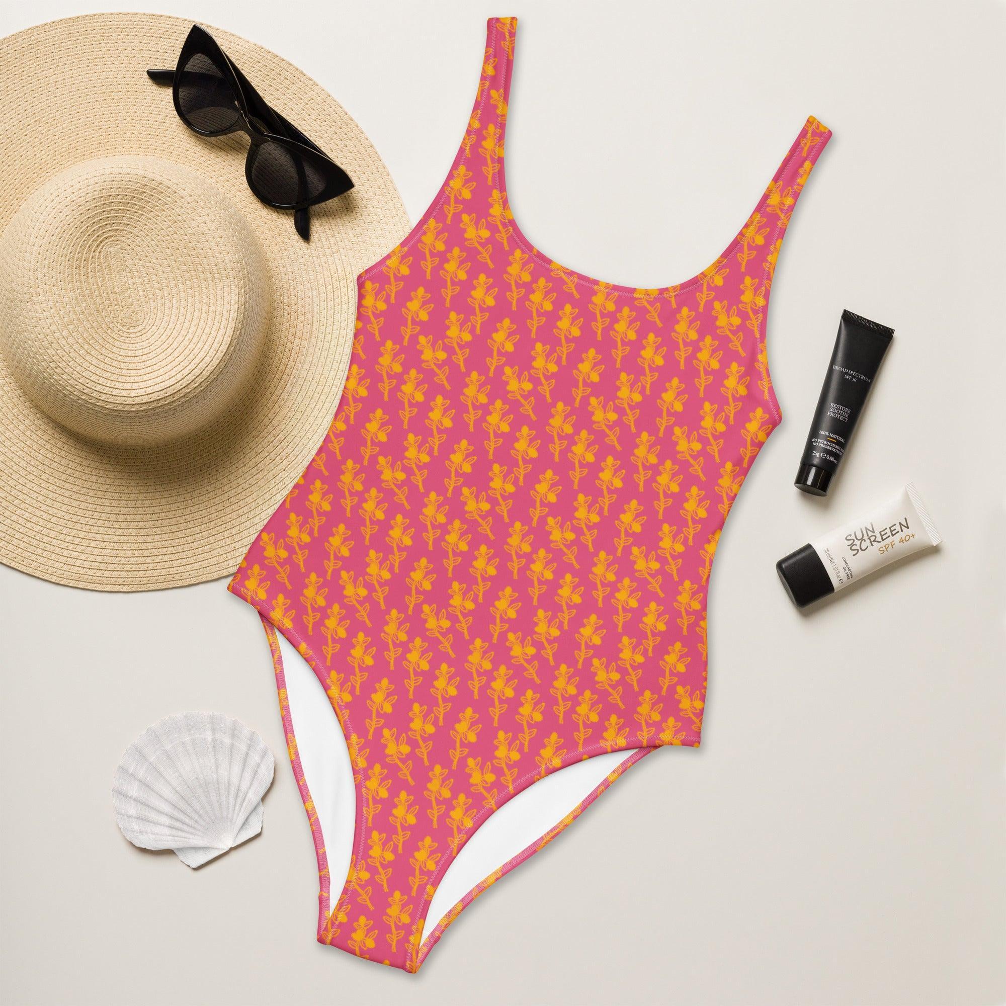 Conkerberry in Pink One-Piece Swimsuit-Philinka Dolby-PaletTheory