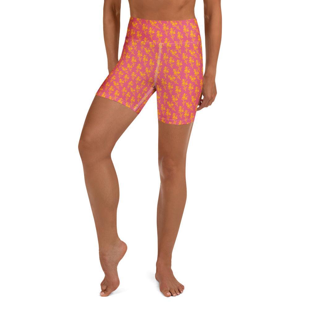 Conkerberry in Pink Swim and Yoga Shorts-Philinka Dolby-PaletTheory