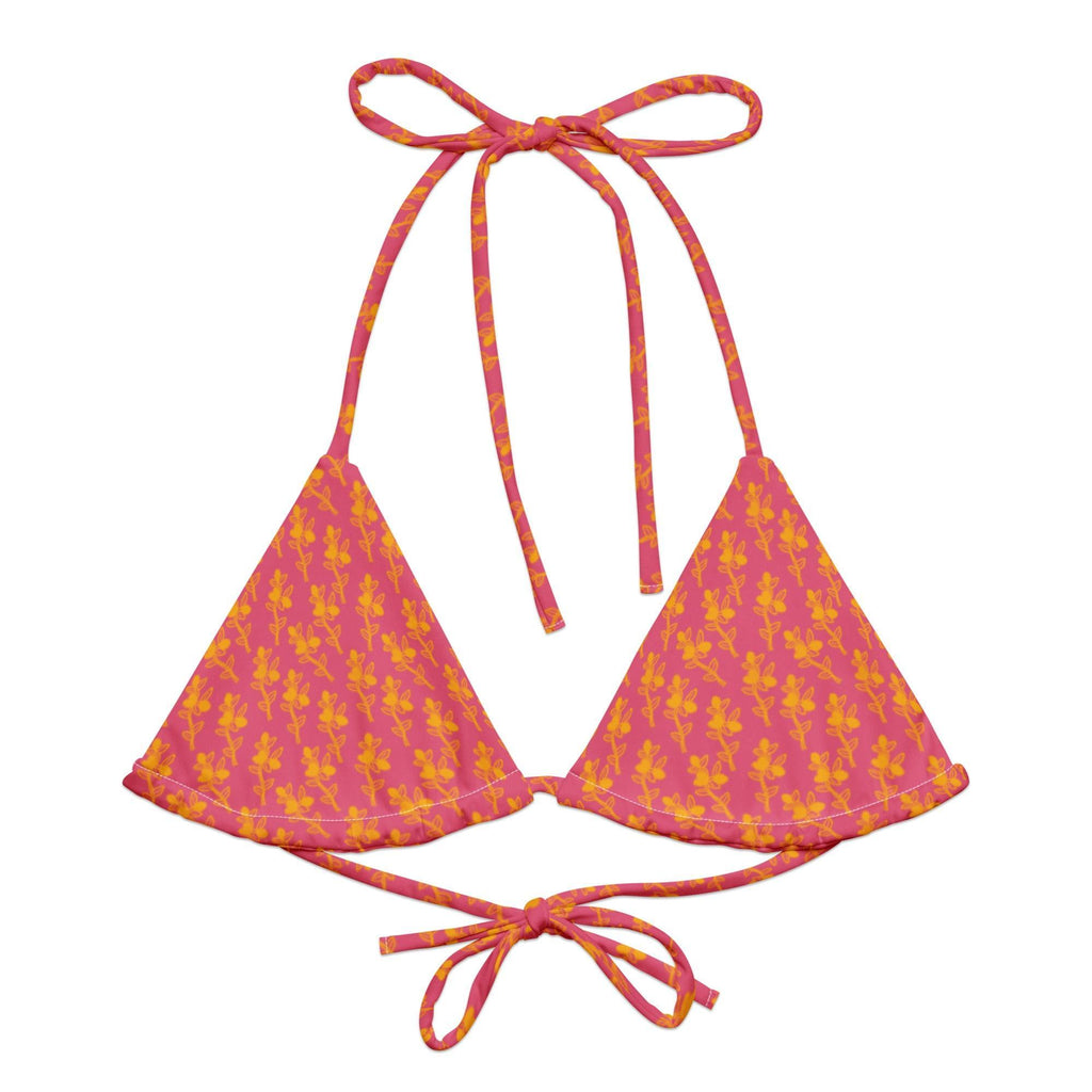Conkerberry in Pink Triangle bikini top-Philinka Dolby-PaletTheory