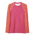 Conkerberry in Pink Women's Rash Guard-Philinka Dolby-PaletTheory