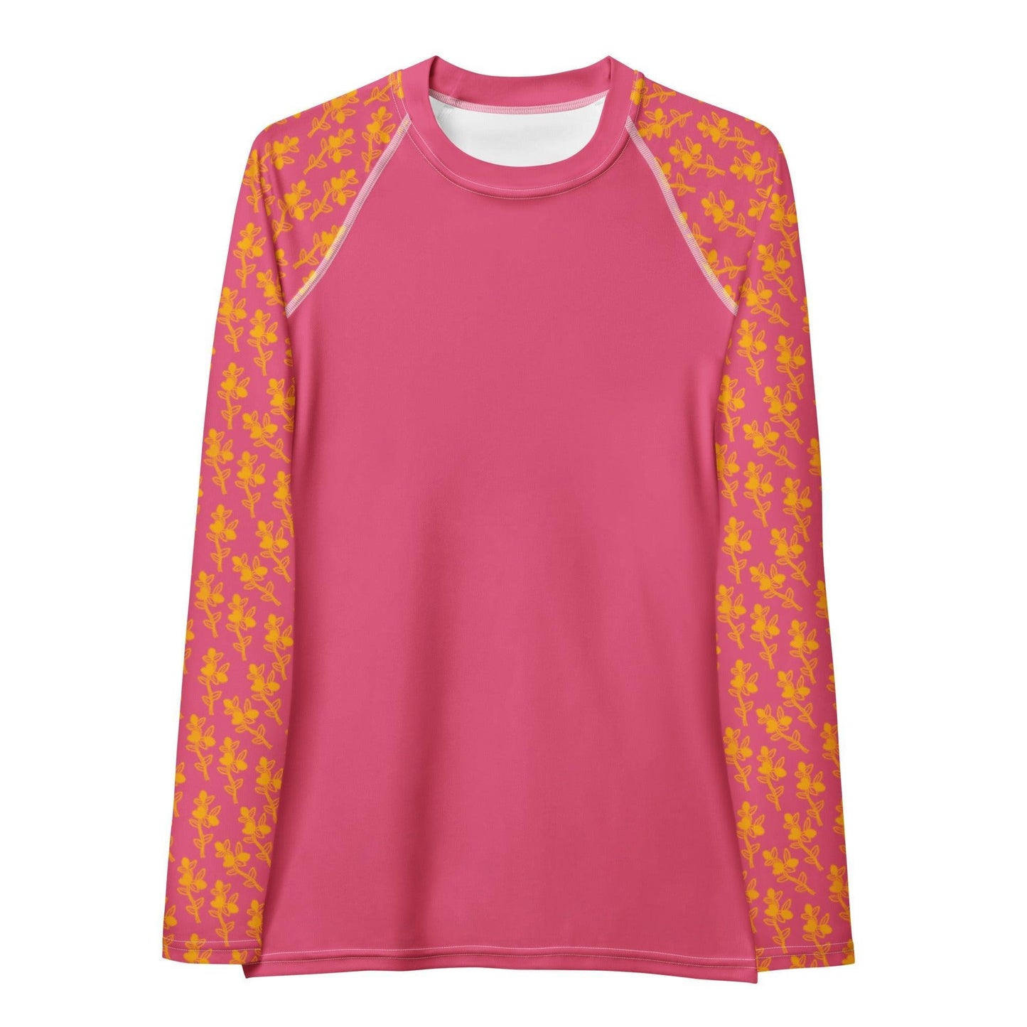 Conkerberry in Pink Women's Rash Guard-Philinka Dolby-PaletTheory