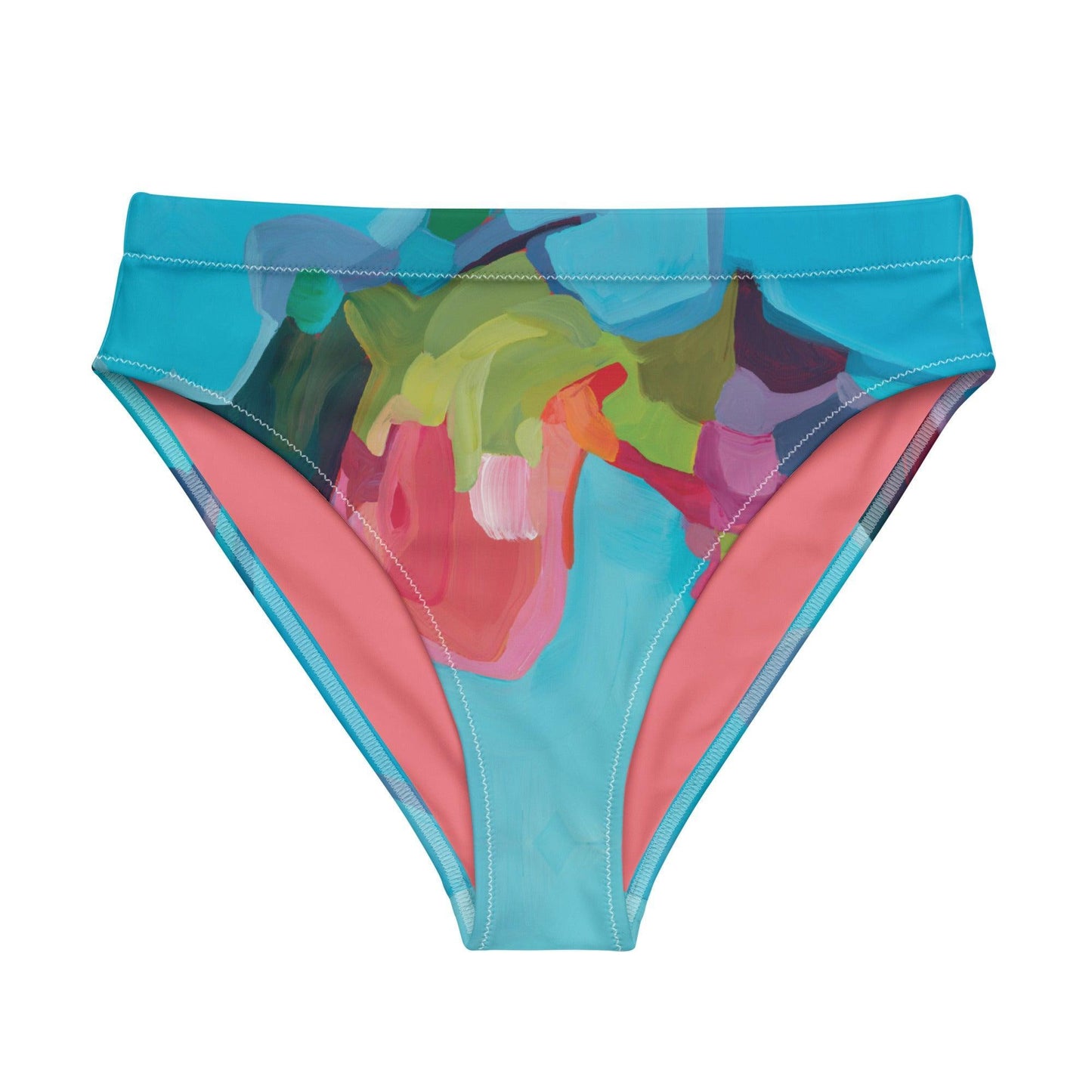 Dip in the Pool - Recycled high-waisted bikini Bottoms-Susannah Bleasby-PaletTheory