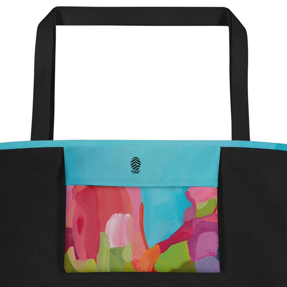 Dip in the pool - Large Tote Bag-Susannah Bleasby-PaletTheory