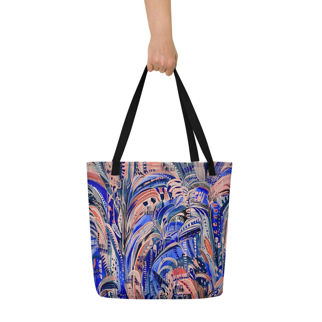 Elecric Summer Large Tote Bag-Carley Bourne-PaletTheory