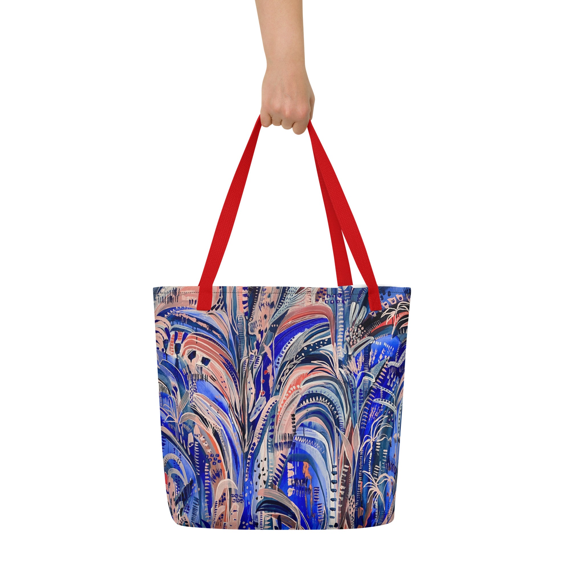 Elecric Summer Large Tote Bag-Carley Bourne-PaletTheory