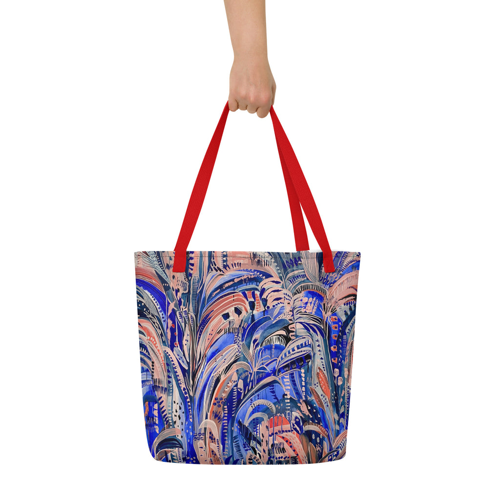 Elecric Summer Large Tote Bag-Carley Bourne-PaletTheory