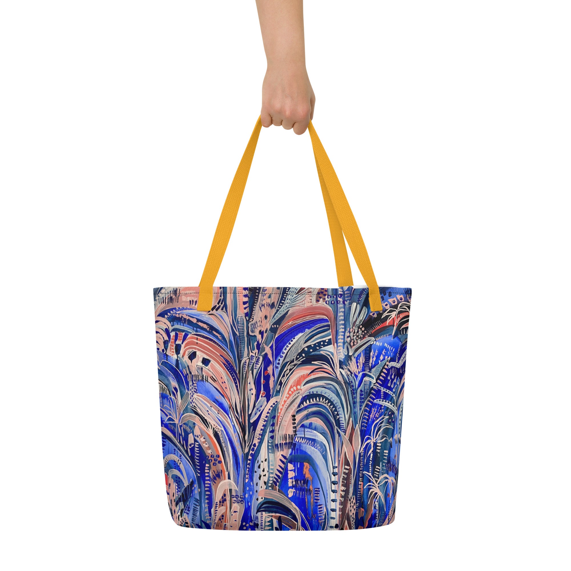 Elecric Summer Large Tote Bag-Carley Bourne-PaletTheory