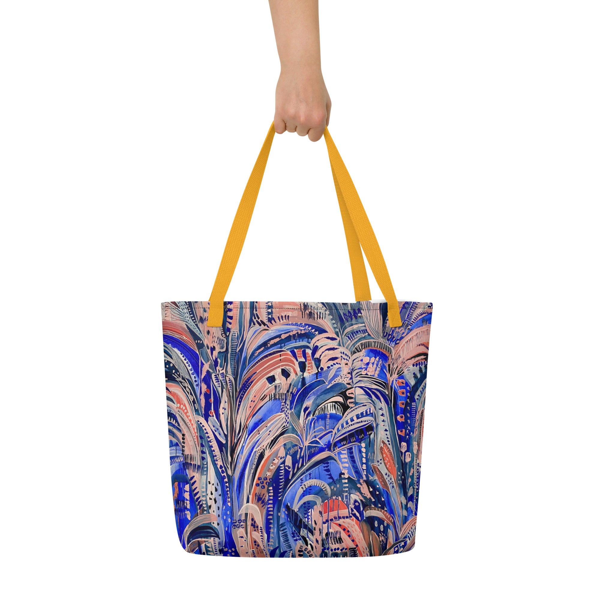 Elecric Summer Large Tote Bag-Carley Bourne-PaletTheory