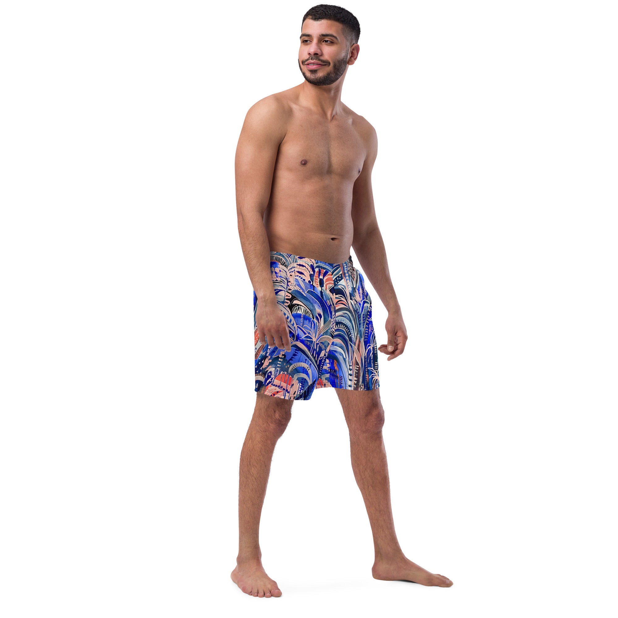 Electric Summer Men's swim trunks-Carley Bourne-PaletTheory