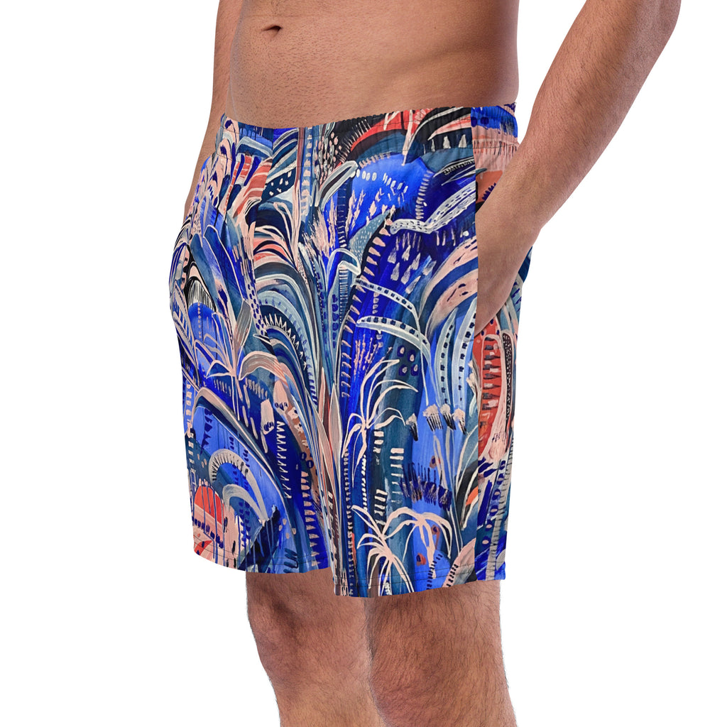 Electric Summer Men's swim trunks-Carley Bourne-PaletTheory
