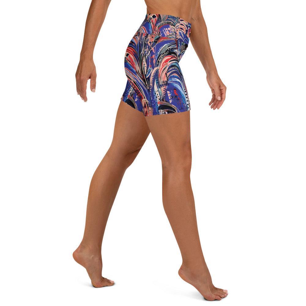 Electric Summer Swim Shorts-Carley Bourne-PaletTheory