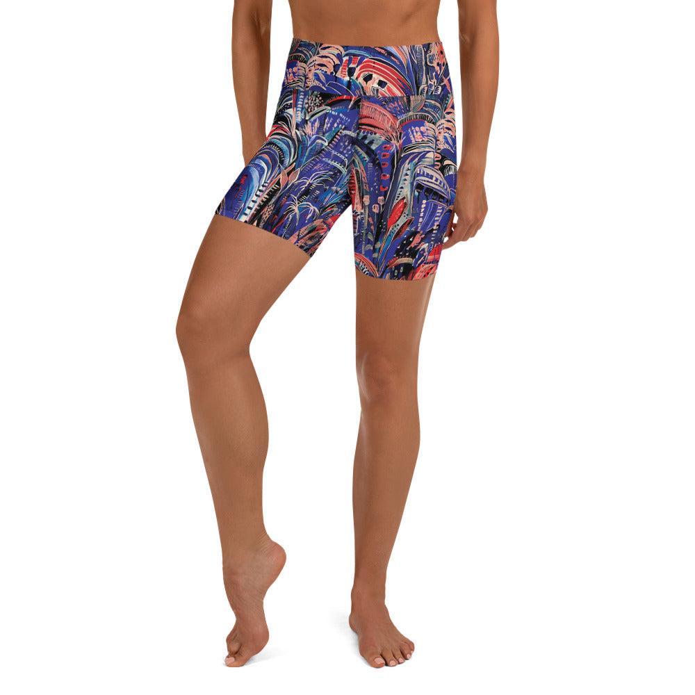 Electric Summer Swim Shorts-Carley Bourne-PaletTheory